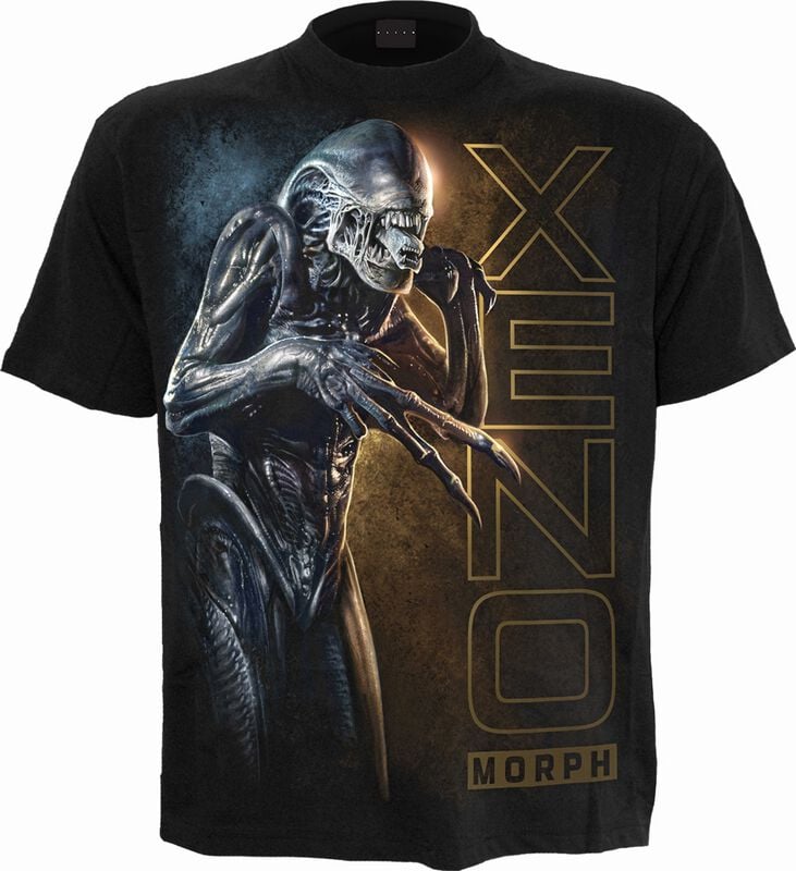 Alien Xeno Portrait T-Shirt schwarz in M von Alien
