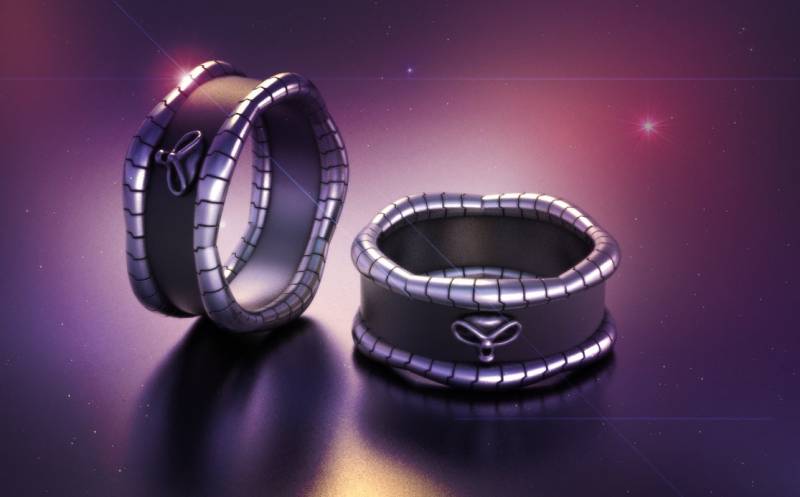 Geek Hochzeitsring, Herren Schädel Ehering, Alien-Totenkopf-Ring, Freund Jubiläumsgeschenk, Biker-Schädel-Ring, Brennende Mann, Alien Ring, Scifi von AlienFormsJewelery