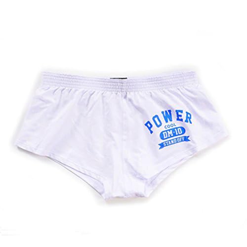 Alienjoy Herren Baumwolle Unterwäsche Boxer Trunks Sexy Low Rise Mode Soft Sport Boxer Brief Unterhosen Shorts für Männer von Alienjoy