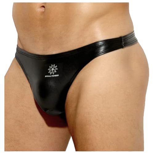 Alienjoy Herren Leder String Tanga Männer Sexy Unterwäsche Slips Thong Kunstleder G-String Bikini Unterwäsche Briefs Alienjoy Herren Leder String Tanga Männer Sexy Unterwäsche Slips Thong Kunstleder G-String Bikini Unterwäsche Briefs von Alienjoy