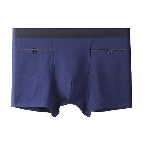 Alienjoy Herren Pocket Boxershorts Slips Unterwäsche mit geheimen versteckten Taschen für Reisen Raves Festivals Sichere Lagerung Taschendiebe Proof von Alienjoy