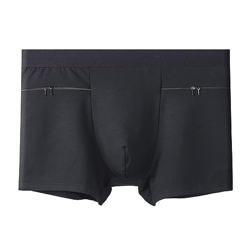 Herren Pocket Boxershorts Slips Unterwäsche mit geheimen versteckten Taschen für Reisen Raves Festivals Sichere Lagerung Taschendiebe Proof von Alienjoy