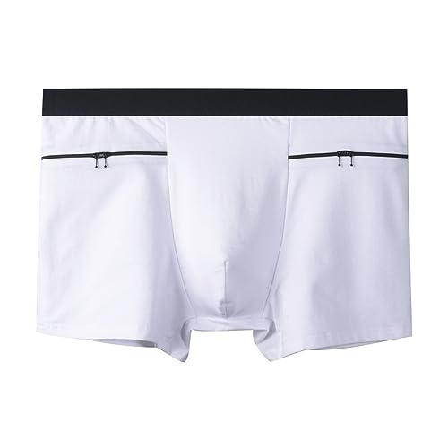 Alienjoy Herren Pocket Boxershorts Slips Unterwäsche mit geheimen versteckten Taschen für Reisen Raves Festivals Sichere Lagerung Taschendiebe Proof von Alienjoy