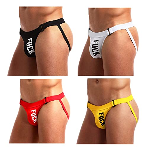 Alienjoy Jockstrap String Tanga für Herren Sexy Unterwäsche Männer Slips Thong Baumwolle Low-Rise G-Strings Sport Jock Strap Unterhosen von Alienjoy