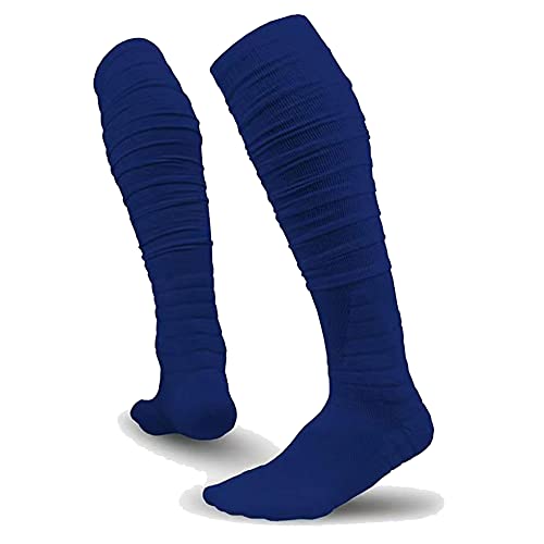 Alienjoy Männer Scrunch Fußball Socken Extra lange gepolsterte Knie High Baseball Sportsocken mit Knöchelunterstützung für Athleten Fußball Männer von Alienjoy