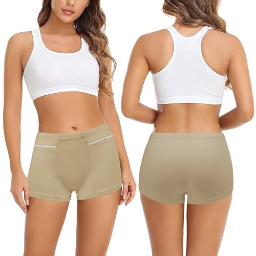 Alienjoy Women's Underwear with Secret Pocket Damen Panties for Travel Holiday Concert Music Festival von Alienjoy