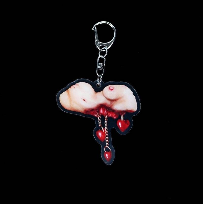 Gory Female Body Torso Keychain // Alienmoe Signature von Alienmoe