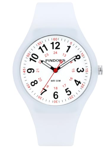 Alienwork Armbanduhr Herren Damen Transparent Silikon-Armband Weiss Einfache Lesezeit Wasserdicht 5 ATM Silikon-Armband Leicht Wasserdicht Alienwork Armbanduhr Herren Damen Transparent Silikon-Armband Weiss Einfache Lesezeit Wasserdicht 5 ATM Silikon-Armband Leicht Wasserdicht von Alienwork