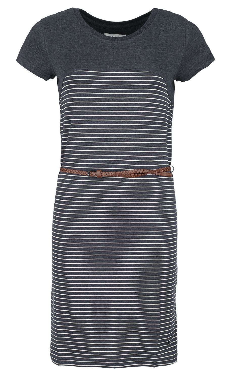 Alife and Kickin Kurzes Kleid - ClarinaAK Z Shirt Dress - XS bis XL - für Damen - Größe L - marine von Alife and Kickin