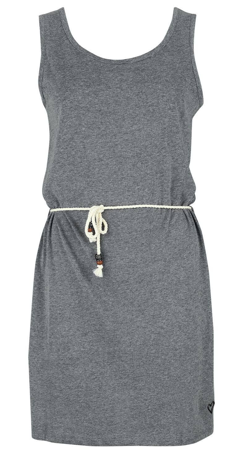 Alife and Kickin Kurzes Kleid - JenniferAK A Sleeveless Dress - XS bis XL - für Damen - Größe L - grau von Alife and Kickin