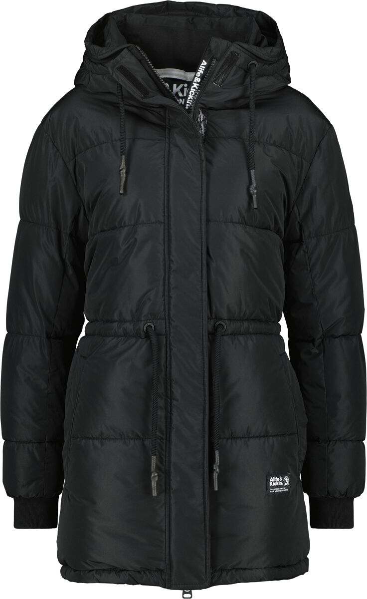 Alife and Kickin Winterjacke - ErinAK A Puffer Jacket - XS bis XL - für Damen - Größe S - schwarz von Alife and Kickin