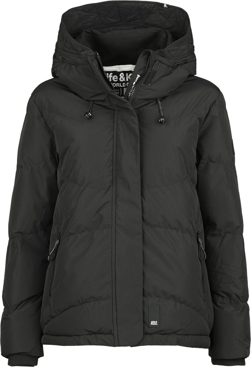 Alife and Kickin Winterjacke - JolandaAK A Puffer Jacket - XS bis XL - für Damen - Größe S - schwarz von Alife and Kickin