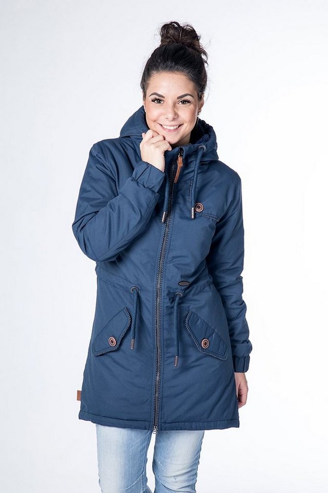 Alife & Kickin Funktionsparka CHARLOTTE II COAT CS mit hochschließendem Kragen und Kapuze von Alife & Kickin