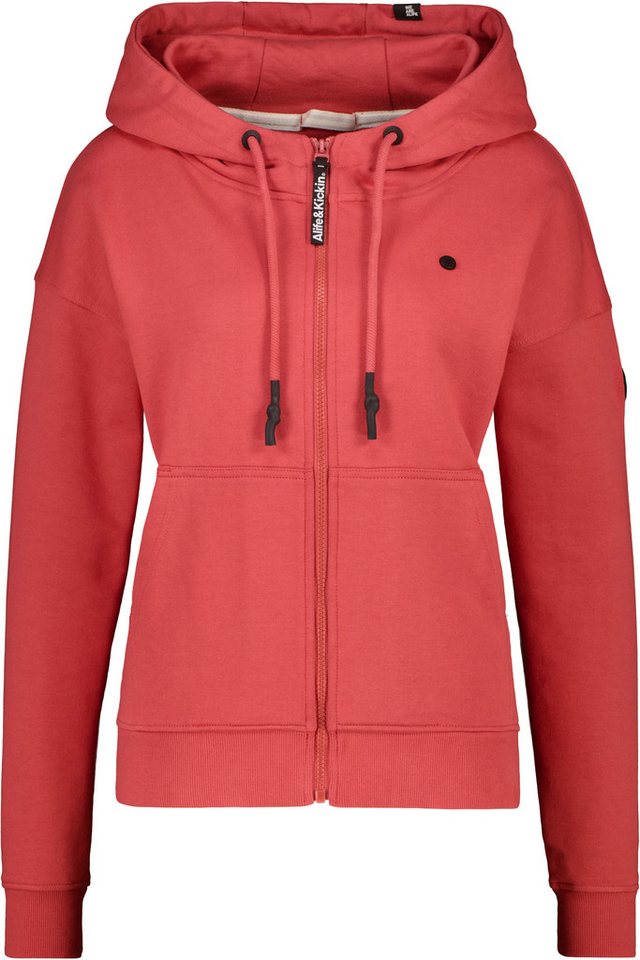 Alife & Kickin Kapuzensweatjacke Damen TwiggyAK A Basic Hoodie Kapuzenpullover, Sweatshirt mit Kapuze von Alife & Kickin