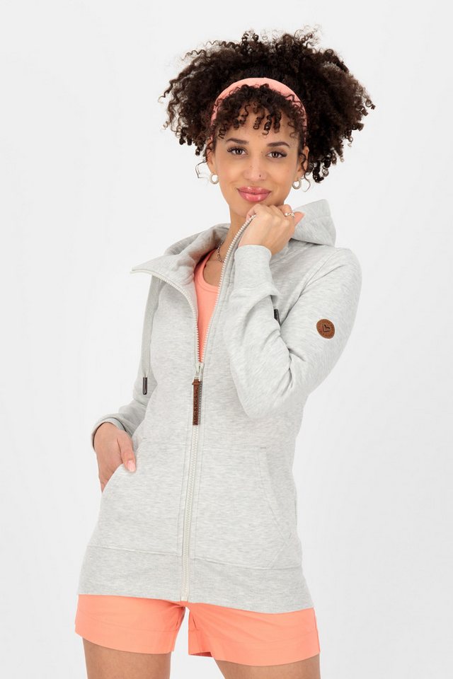 Alife & Kickin Kapuzensweatjacke DelphineAK A Sweat Jacket Damen Kapuzensweatjacke, Jacke von Alife & Kickin