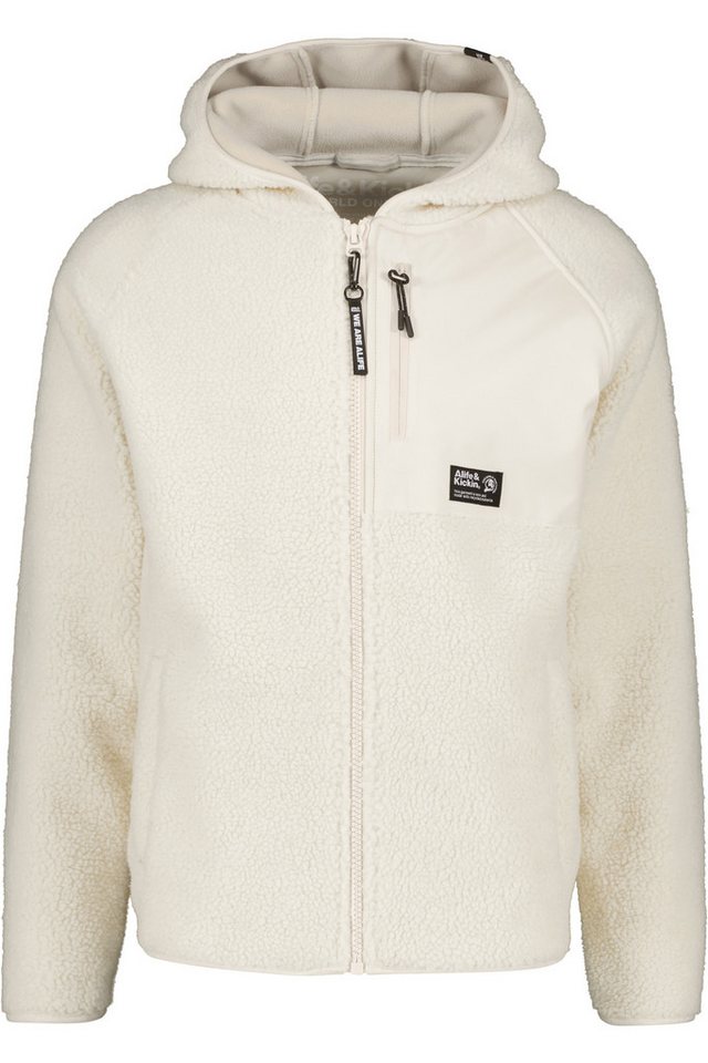 Alife & Kickin Kapuzensweatjacke Herren HaraldAK G Weiche, warme Teddy Jacke mit großer Kapuze und Fleece-Innenfutter von Alife & Kickin