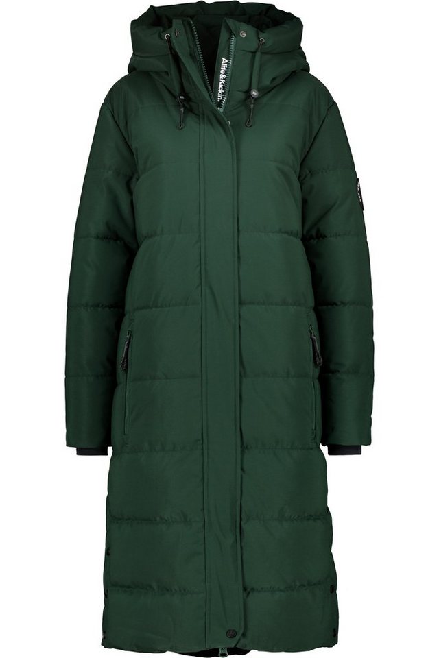 Alife & Kickin Steppjacke Damen KatiaAK A Langer Wintermantel mit großer Kapuze und regulierbarer Beinfreiheit von Alife & Kickin