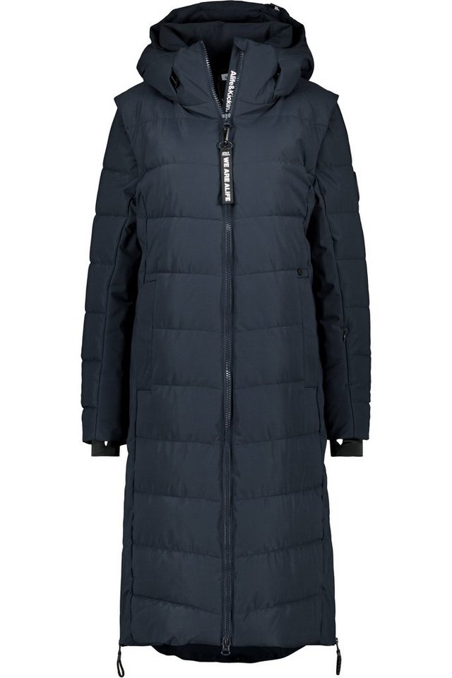 Alife & Kickin Steppjacke Damen NellyAK A Mantel & Weste in einem, mit abnehmbaren Ärmeln in schmaler Passform von Alife & Kickin