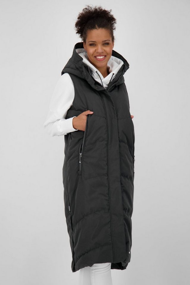 Alife & Kickin Steppweste JuneAK Longvest Damen Steppweste von Alife & Kickin