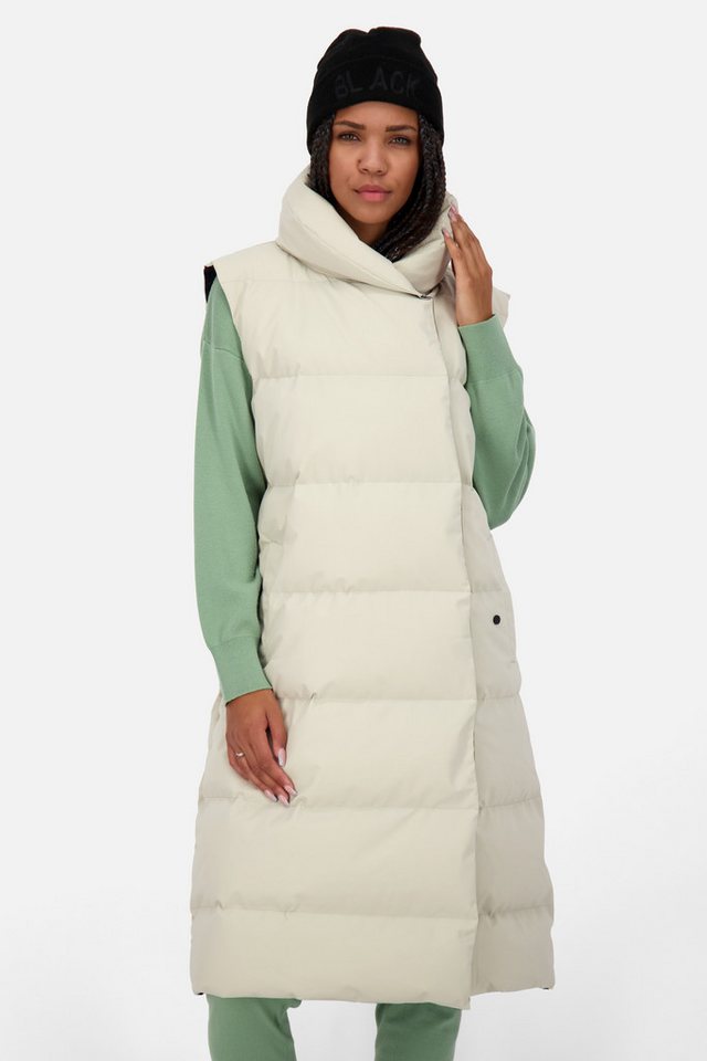 Alife & Kickin Steppweste PhoebeAK A Long Vest CS Long Vest, Langweste mit Stehkragen von Alife & Kickin