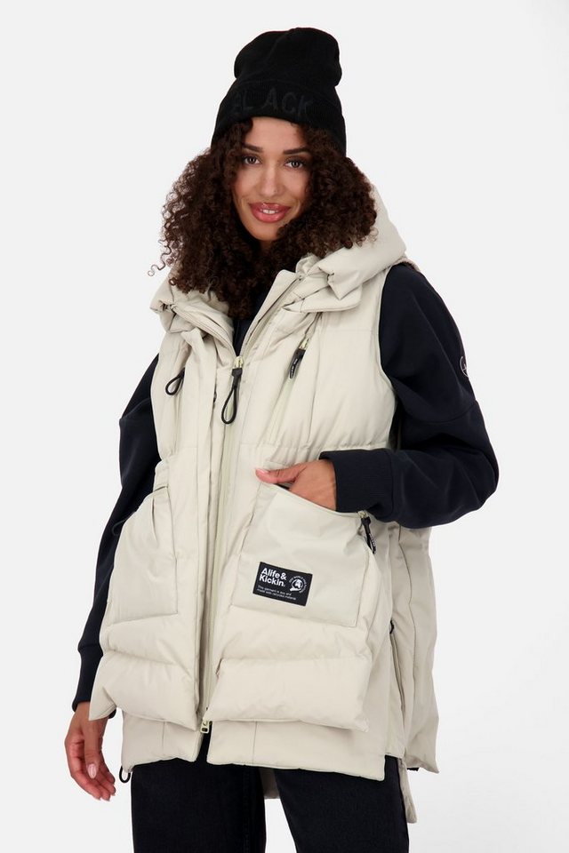 Alife & Kickin Steppweste RachaAK A Long Vest Damen Steppweste, Weste von Alife & Kickin