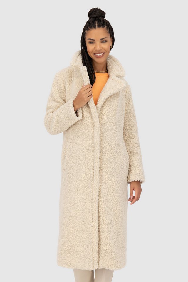 Alife & Kickin Wintermantel HariAK A Teddy Coat CS Flauschmantel, Longjacket aus kuschelweichem Teddyfell von Alife & Kickin