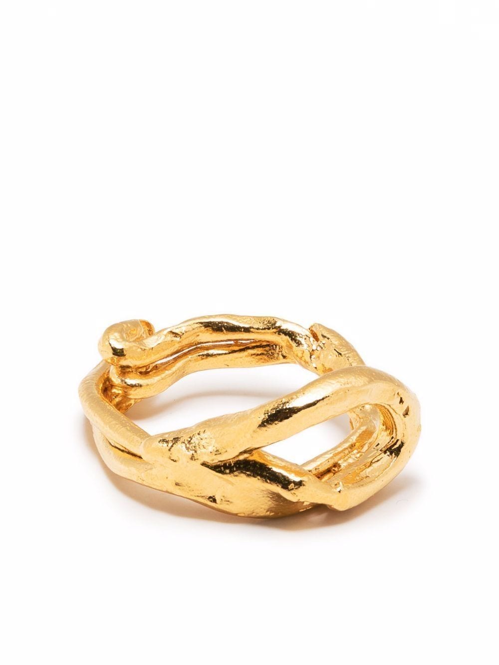 Alighieri Strukturierter Ancient Forest Ring - Gold von Alighieri