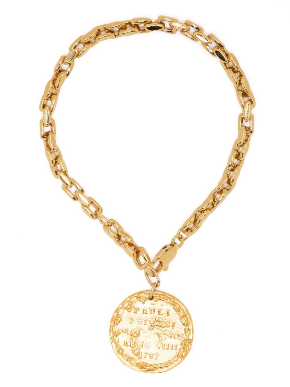 Alighieri Il Leone gold-plated bracelet von Alighieri