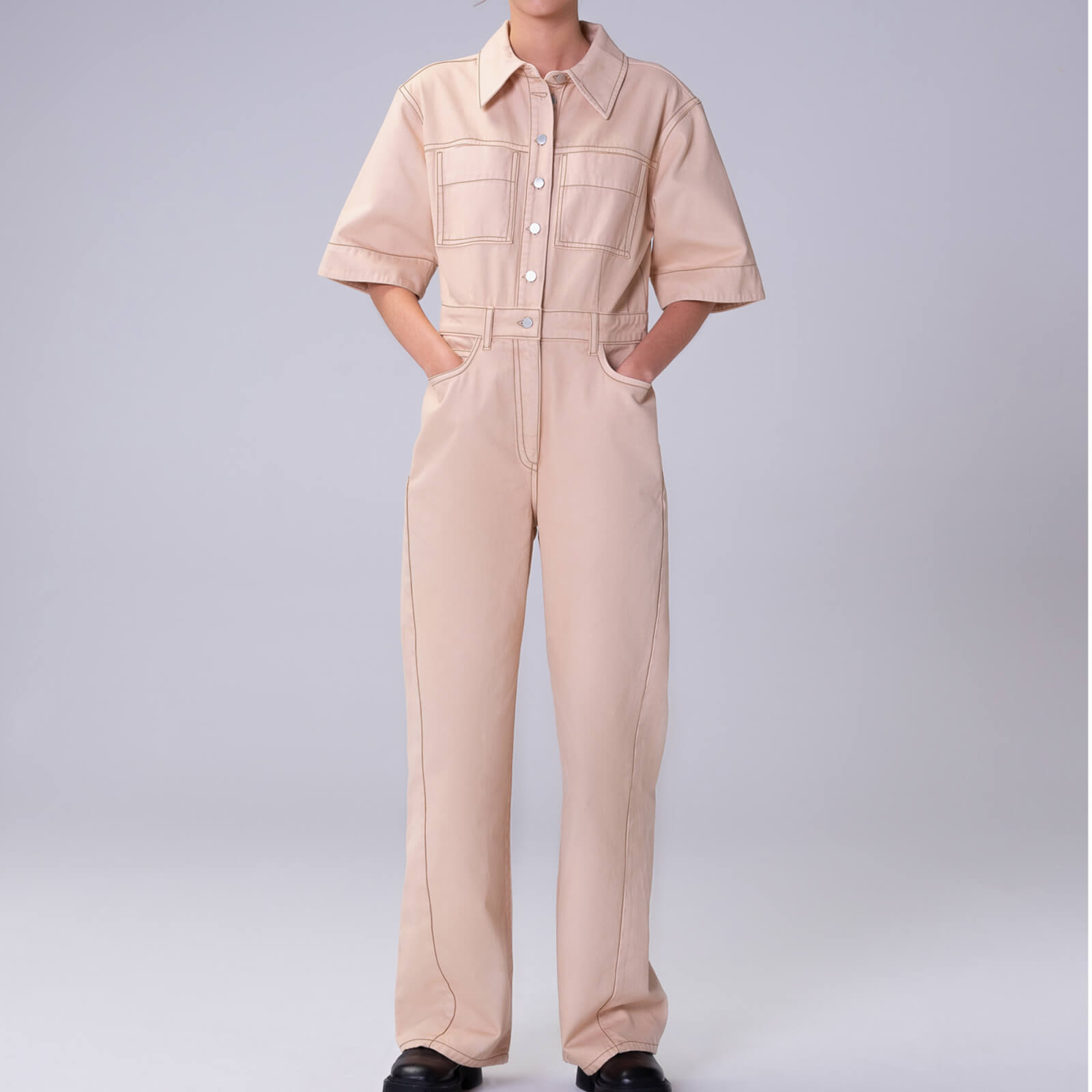 Aligne Gloria Denim Jumpsuit - UK 12 von Aligne