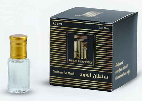 AliMal® Premium Sultan Al Oud Parfümöl | Ätherische, naturreine und alkoholfreie Öle | Arabischer Duft für Damen & Herren | Parfüm-Duftessenz, Duftöl, Parfum, Unisex, Hautfreundlich, 6 ml von Alimal