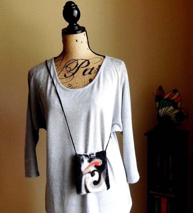 Geldbeutel/Phone Case Tragbare Kunst Einzigartige Geschenkidee Kunst von AlinasArt