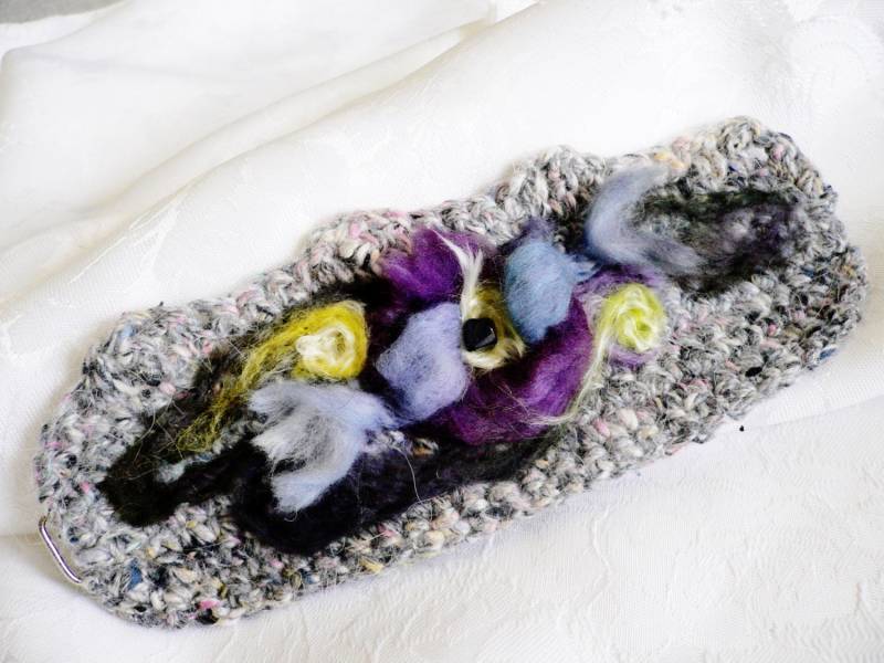 Manschetten-stil Armband..modernes Boho-Elegantes Armband..wearable Art Armband von AlinasArt