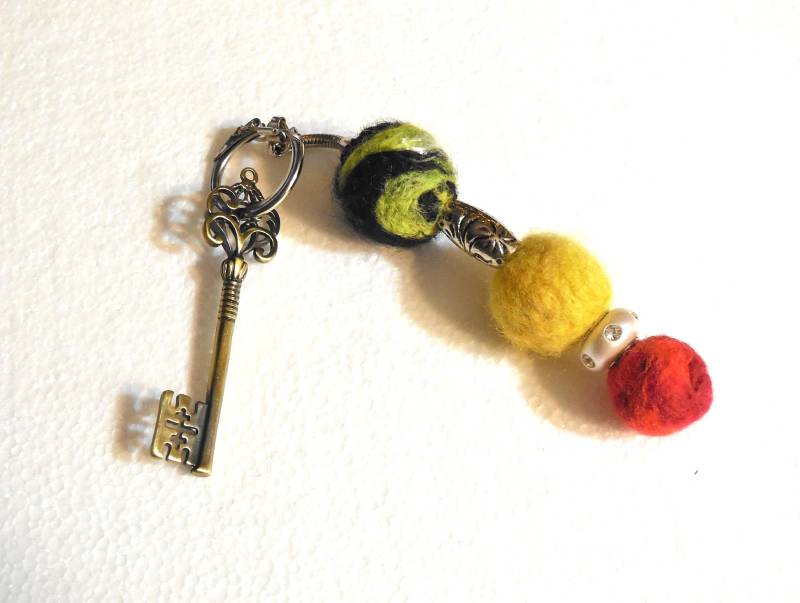 Schlüsselanhänger Dekoration.. Handgemachte Trinket.. Geldbörse Reißverschluss von AlinasArt