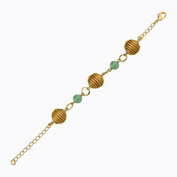 Aline Celi Armband Mia Bio aus Golden Grass von Aline Celi