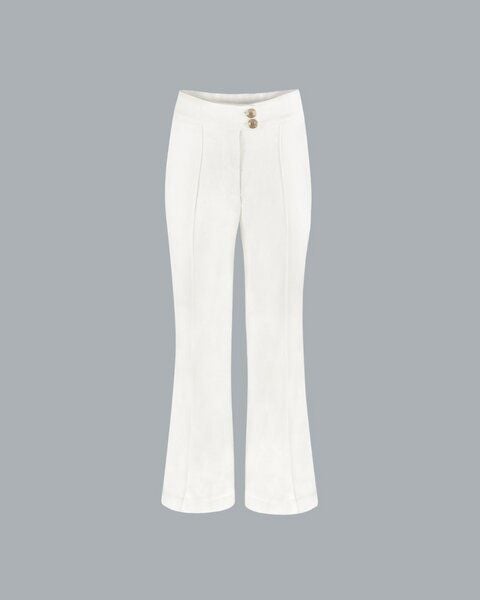 Aline Celi Marlenehose aus Bio-Baumwolle mit Leinen von Aline Celi