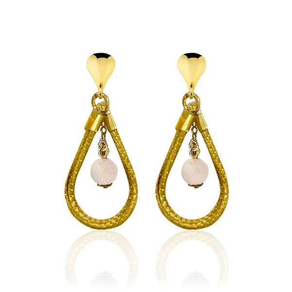 Aline Celi Ohrringe Meire Bio aus Golden Grass von Aline Celi