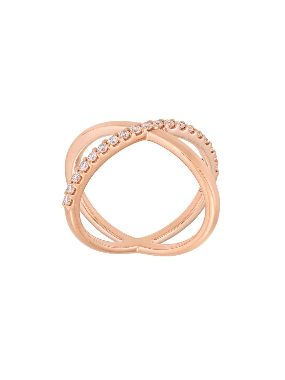 ALINKA 18kt 'Katia' Rotgoldring mit Diamanten - Metallic von ALINKA