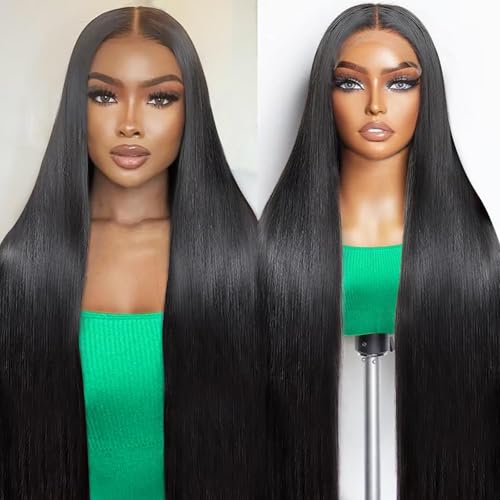 66 cm 13 x 6 HD Lace Front Straight Human Hair Wig 100% Unprocessed Brazilian Virgin Hair Pre Plucked Natural Hairline 180% Density with Baby Hair Adjustable Cap Wig for Black Women 66 cm 13 x 6 HD Lace Front Straight Human Hair Wig 100% Unprocessed Brazilian Virgin Hair Pre Plucked Natural Hairline 180% Density with Baby Hair Adjustable Cap Wig for Black Women von Alionly