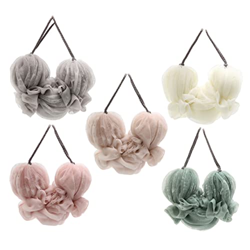 5St Badebar Schwamm Gel Toilettenschwämme zurück zum Duschen Schwämme Küche badezusã¤tze badewannenzubehör badezimmer verschönern dekoration Duschtücher Badetücher pe feinmaschig Alipis von Alipis