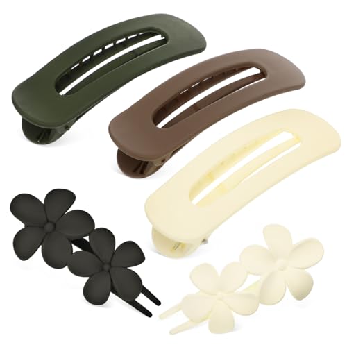 Alipis 1 Satz Blumen-Entenschnabel-Haarnadel Clips Klaue Haarspangen Friseur Mädchen Blumenklammern Styling Form Haarklammern für dünnes Haar rutschfeste Haarspangen Haarzubehör Plastik von Alipis