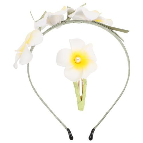 Alipis 1 Satz Hawaiian Plumeria Blumen Haarspangen Teiliges Haarschmuck für Partys Hochzeiten und Festivals Stilvolle Haarclips und Haarbänder aus Robustem Material für Frauen von Alipis