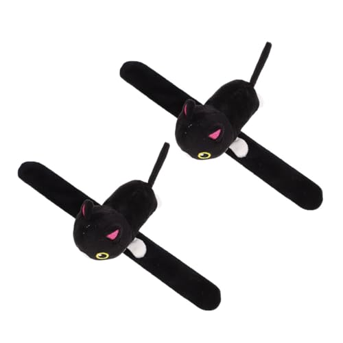 Alipis 1 Satz Plüsch Cat Slap Band Niedliche Tiere Slap Bracelet Für Leicht Und Tragbar Party Dekoration Und Für Besondere Anlässe 2 Stück von Alipis