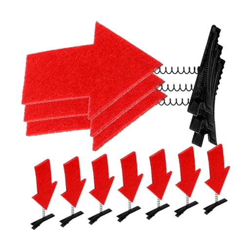 Alipis 10 Stück Frage Marke Hair Clip Haarklammer Haarnadel verrückt Rave-Accessoires geformt Haarspangen Mädchen Haarspange Haare Schnappklammern Pfeilklammern Filzstoff von Alipis