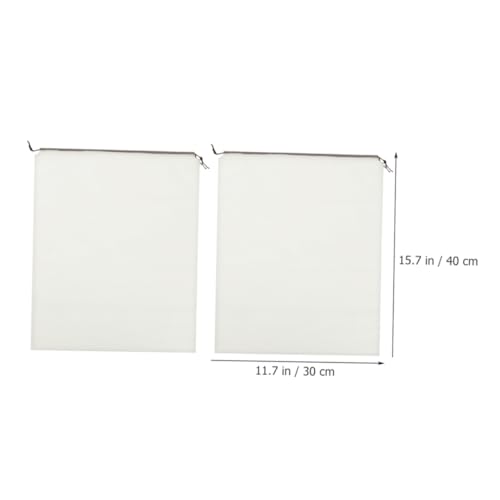 Alipis 10 Stück Teiliges Transparenter Faltbarer Staubschutz Organizer mit Zugband Große Kapazität Aufbewahrungstaschen für Schuhe und Reise Wiederverwendbar Leicht als Reise Wäsche von Alipis