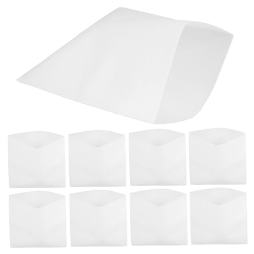 Alipis 100 Stück Perlen-Baumwolltasche Flaschenbeutel Netzhüllen für die Flasche Weinverpackung für Flugreisen Flaschenverpackungen Luftpolsterhülle Besteck Aufbewahrungstasche Epe Weiß von Alipis