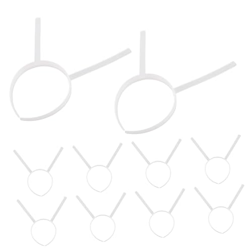 Alipis 10stücke Kunststoff-stirnband-reifen Für Diy-basis Haarband-rahmen-material Unvollendete Stirnband-basis Für Bastelarbeiten von Alipis
