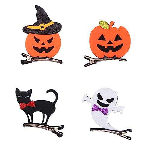 Alipis 12st Halloween-dekorative Haarnadeln Halloween-geist-haarspange Halloween-kürbis-haarspange Cosplay- -haarnadeln Kürbis-geist-haarspangen Haarspange Geschenk Stoff Kleidung von Alipis