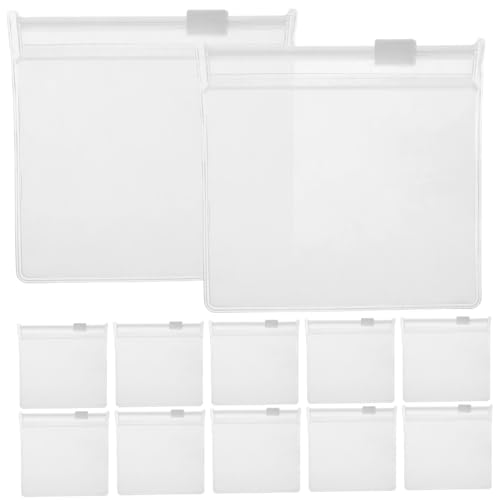Alipis 12 Stück Teiliges Medikamententaschen aus Transparent Wiederverwendbare Aufbewahrungstasche für Medikamente Schmuck und Stabil für Unterwegs von Alipis