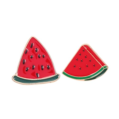 Alipis 2 Stück Wassermelonen Broschen für Frauen Lustige Cartoon Anstecknadeln für Kleidung Schals Rucksäcke Kreative Trendige Broschen mit Einzigartigem Design von Alipis
