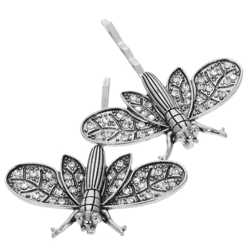 Alipis 2stücke Libelle Haarspangen Strass Haar Zubehör Für Frauen Kleine Dekorative Haar Pins Mädchen Pins Party Headwear von Alipis